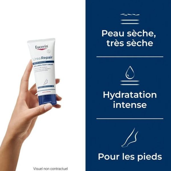 Eucerin UreaRepair PLUS crème pieds réparatrice 10% urée 2x100ml