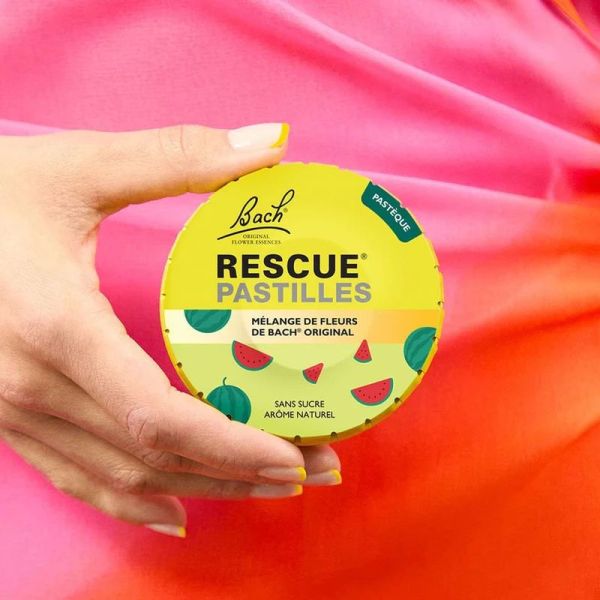 Bach Rescue pastilles saveur Pastèque 50g