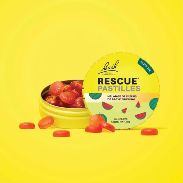 Bach Rescue pastilles saveur Pastèque 50g