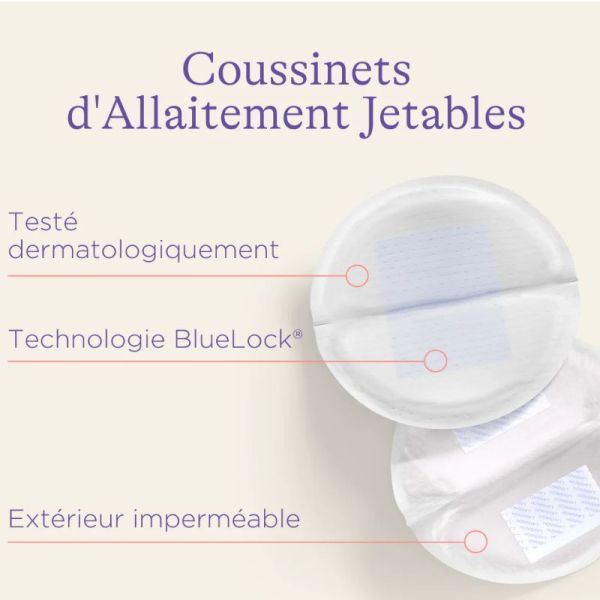 Lansinoh coussinets d'allaitement jetables 100 coussinets