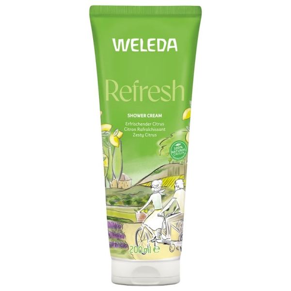 Weleda Refresh crème de douche Citron rafraîchissant 200 ml