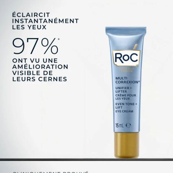 Roc Unifier + Lifter crème contour yeux lift & cernes 15ml