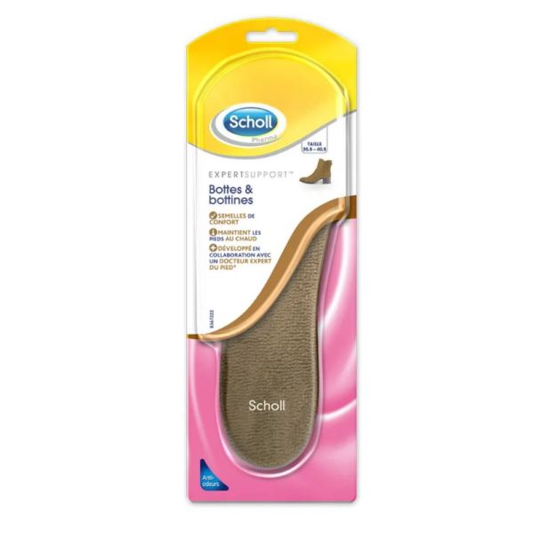 Scholl semelles expert support bottes & bottines pointure 35,5 à 40,5 35,5-40,5
