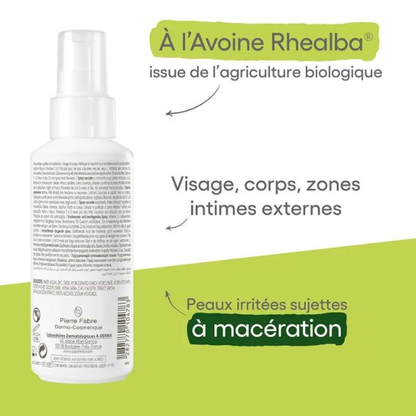 A-Derma Cytelium spray asséchant visage & corps 100ml