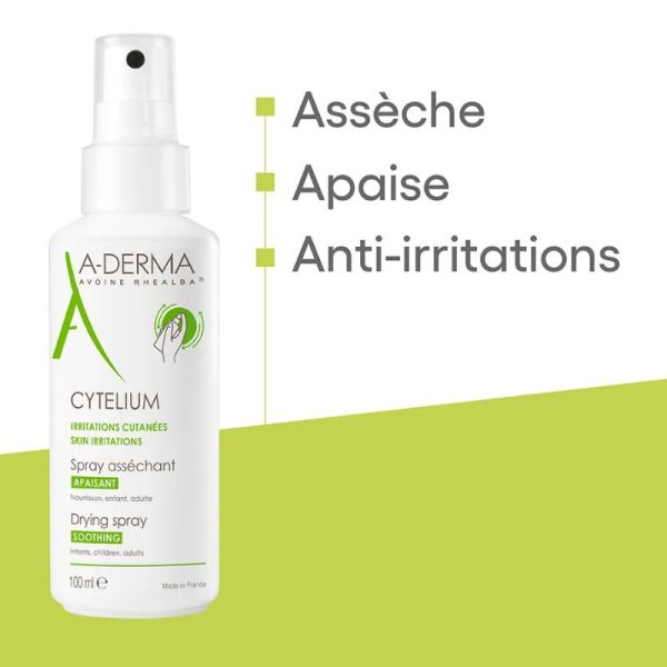 A-Derma Cytelium spray asséchant visage & corps 100ml