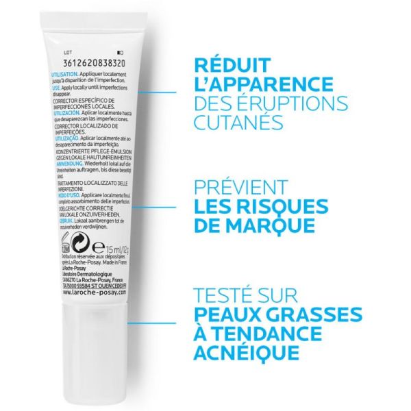 Roche Posay Effaclar A.I.correcteur ciblé des imperfections locales 15ml