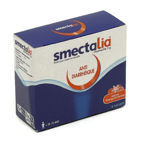 Smectalia orange-vanille sachets 18 sachets