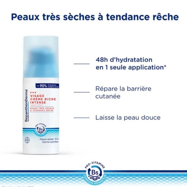 Bepanthen Derma crème riche intense visage 50ml