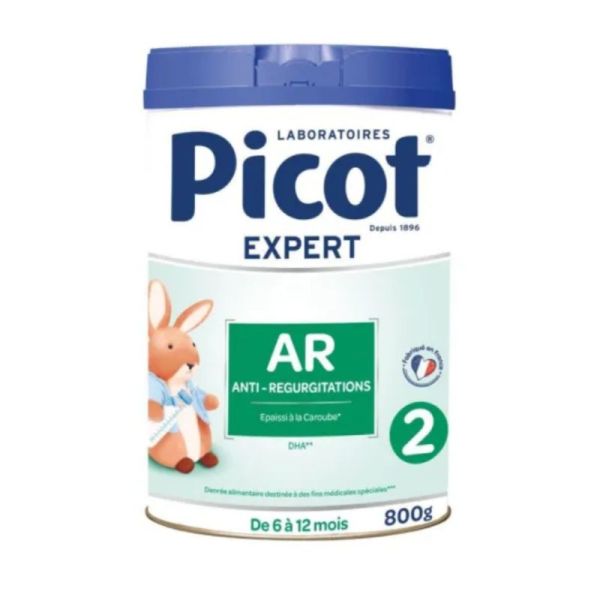 Picot AR 2 lait en poudre anti-régurgitations 6-12 mois 800g