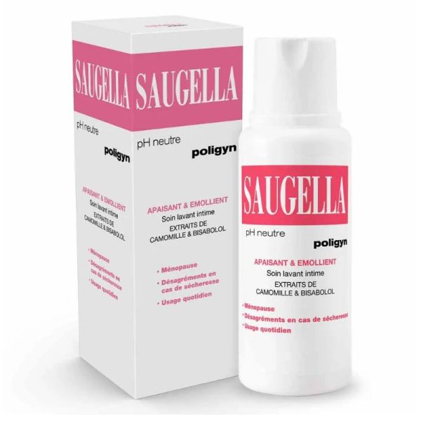 Saugella Poligyn soin lavant intime Ménopause 250ml