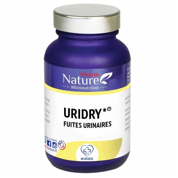 Pharm Nature Micronutrition Uridry fuites urinaires 60 gélules