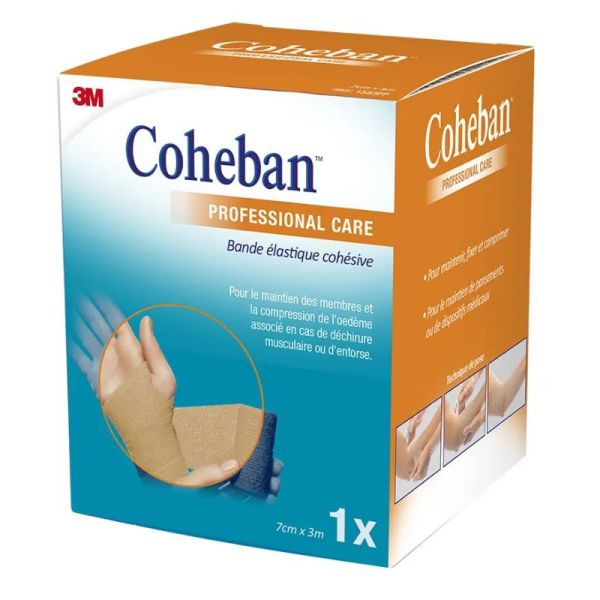 Coheban Bande Élastique Cohésive Chair 7cm x 3 m