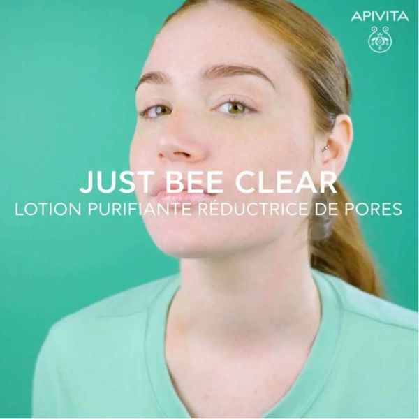 Apivita Just Bee Clear lotion purifiante réductrice de pores 200ml