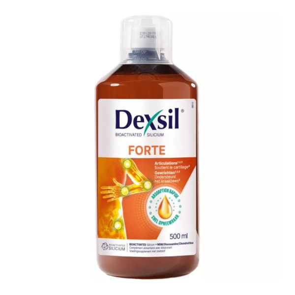 Dexsil Forte Silicium + MSM clucosamine chondroïtine solution buvable1 litre