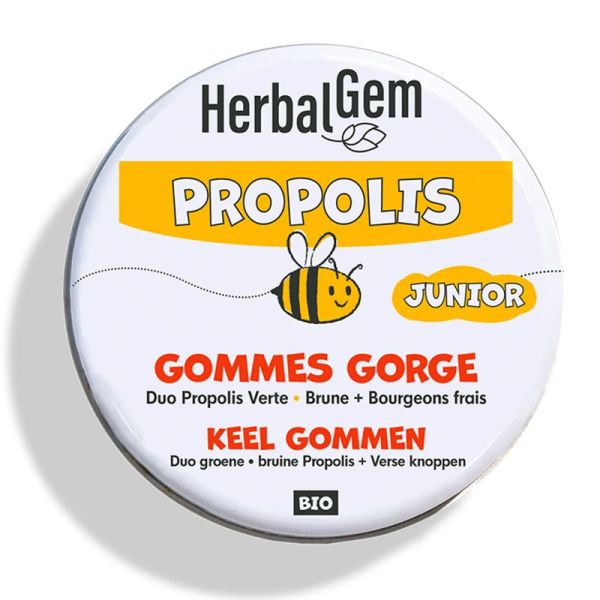 Herbalgem Propolis junior gommes gorge Bio 45 Gommes