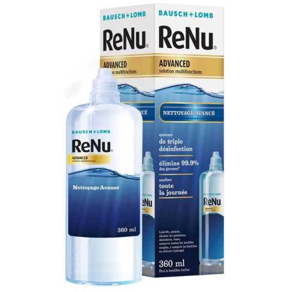 Bausch & Lomb Renu Advanced solution multifonctions pour lentilles 360ml