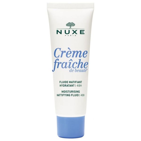 Crème Fraîche de beauté fluide matifiant hydratant 48h 50ml