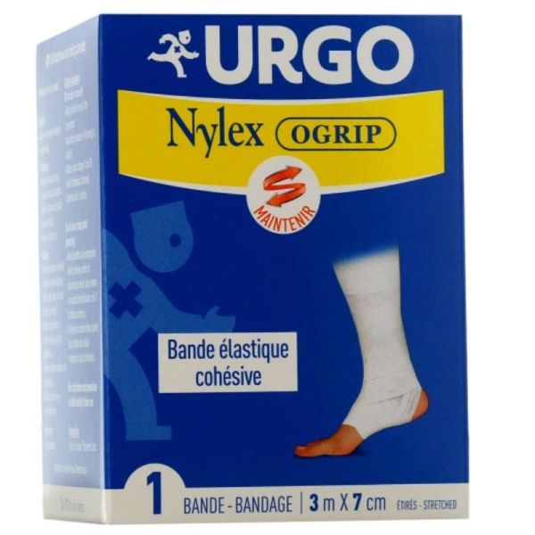 Nylexogrip bande élastique cohésive Blanc 7cm x3 m