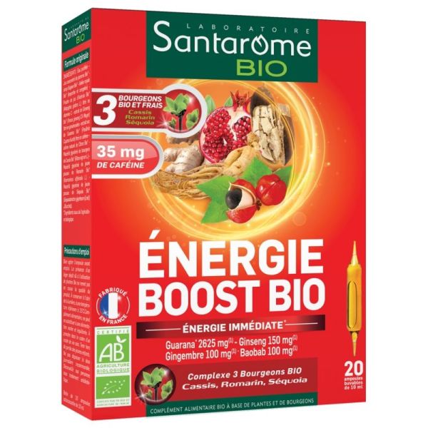 Santarome Bio Énergie Boost Bio 20 Ampoules