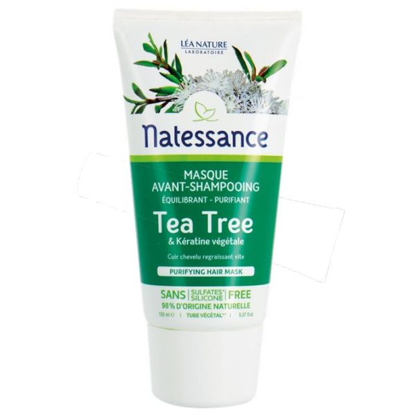 Natessance masque avant-shampooing tea tree 150ml