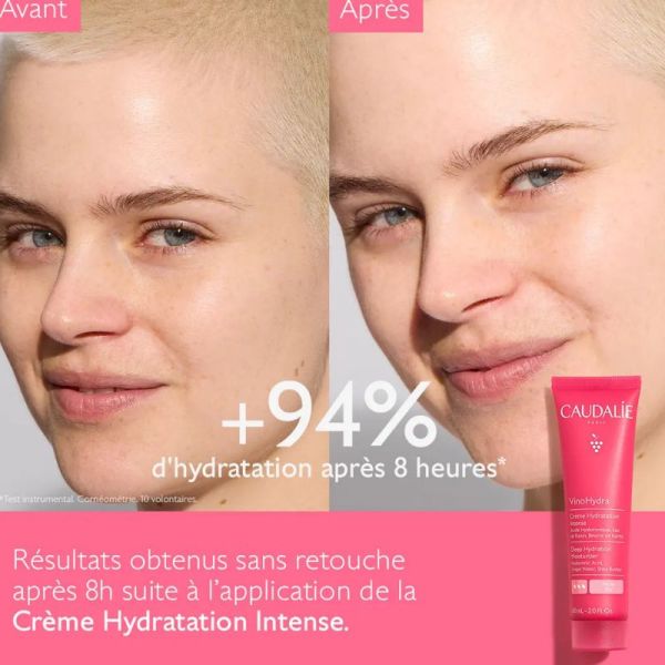 Caudalie VinoHydra Crème Hydratation Intense 60 ml