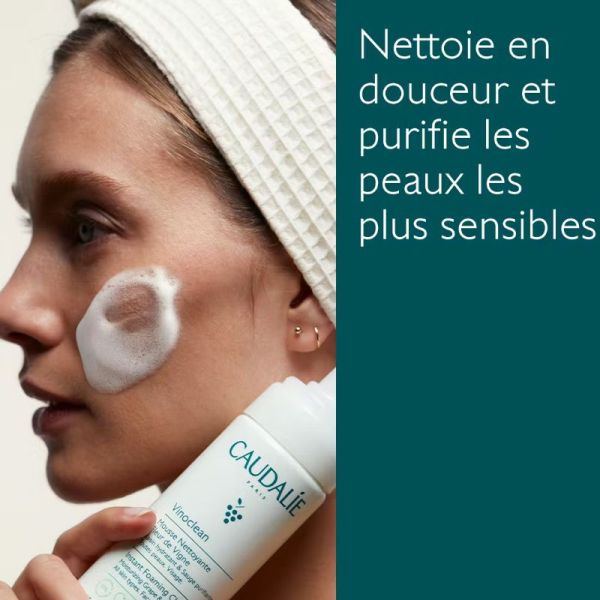 Caudalie Vinoclean Mousse Nettoyante Fleur de Vigne Lot de 2 x 150 ml