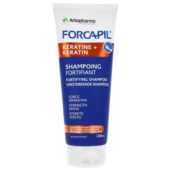 Forcapil shampooing fortifiant kératine 200 ml