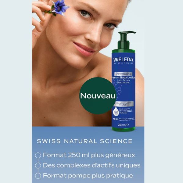 Weleda Gentiane bleue et Edelweiss lait sérum revitalisant 250ml