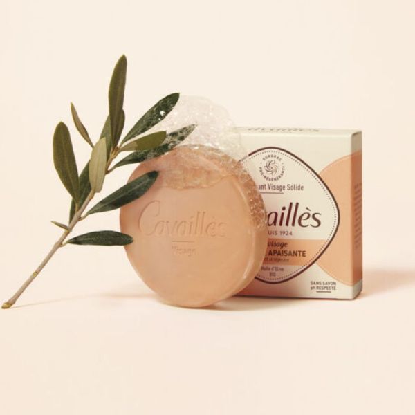 Cavaillès nettoyant visage solide mousse apaisante 70g
