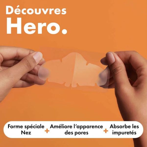 Hero Mighty Patch Nose 10 patchs hydrocolloïdes