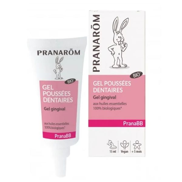 Pranarôm PranaBB gel poussées dentaires 15ml