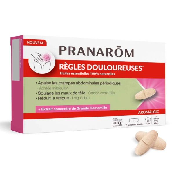 Pranarôm Aromalgic règles douloureuses 15 Comprimés