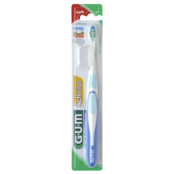 Gum Activital Brosse à dents souple compact n°581