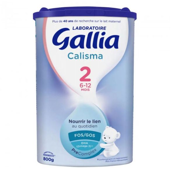 Gallia Calisma 2 lait en poudre 6 à 12 mois 800 g
