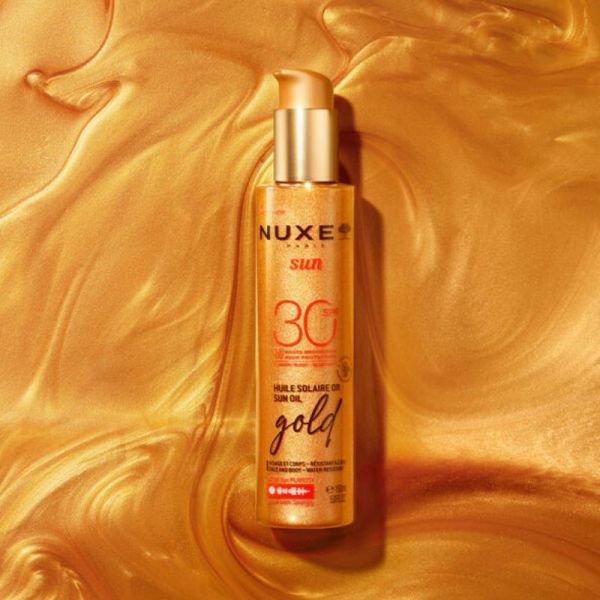 Nuxe Sun huile solaire or haute protection SPF30 150ml
