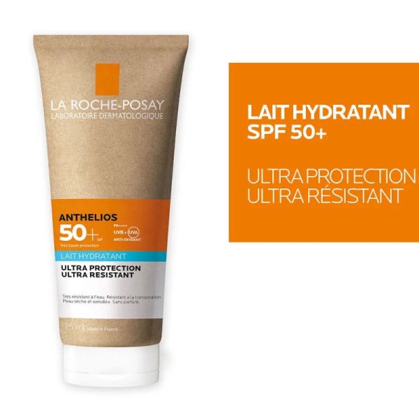 Roche Posay Anthelios lait hydratant Ultra Protection SPF50+sans parfum 75ml
