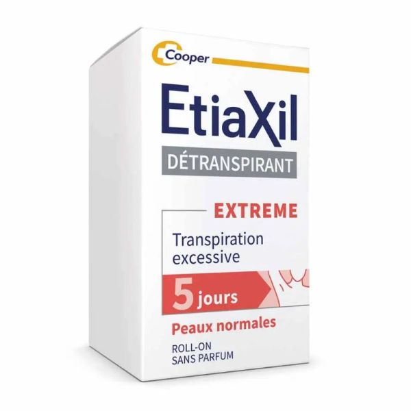 Etiaxil détranspirant déodorant Roll-On extrême 5 Jours peaux normales 15ml
