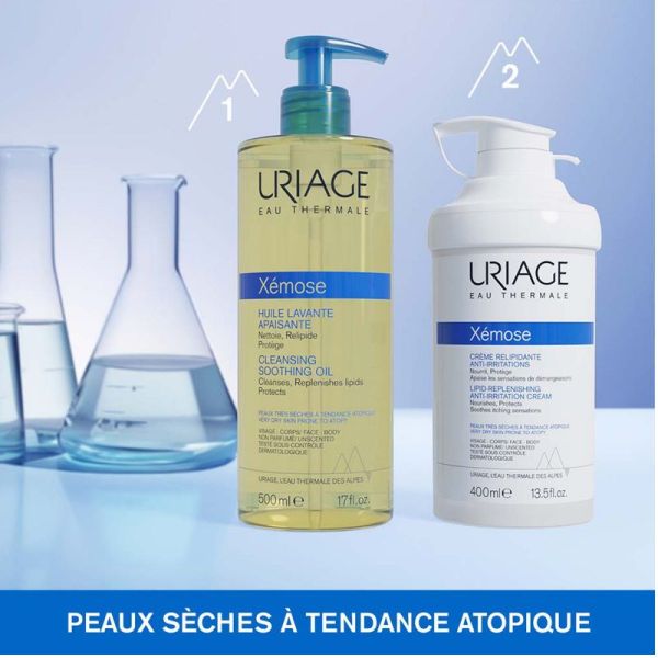 Uriage Xémose C8+ crème relipidante anti irritations 400ml
