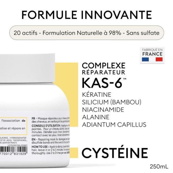 Oma & Me masque réparateur cheveux abîmés 250ml