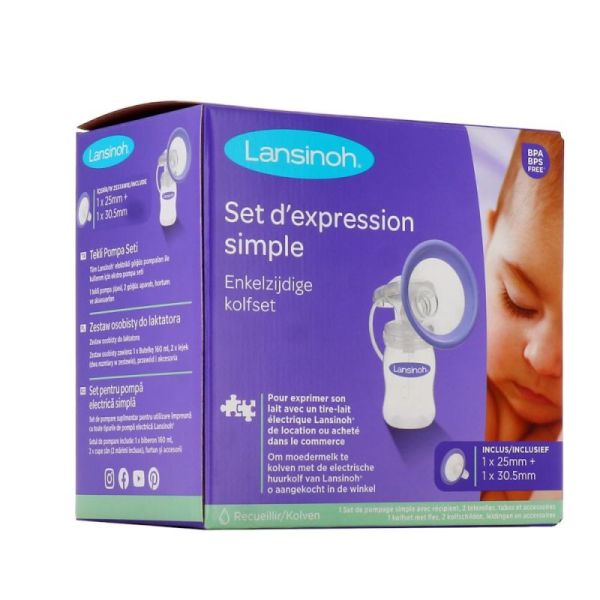 Lansinoh set d'expression pour tire-lait