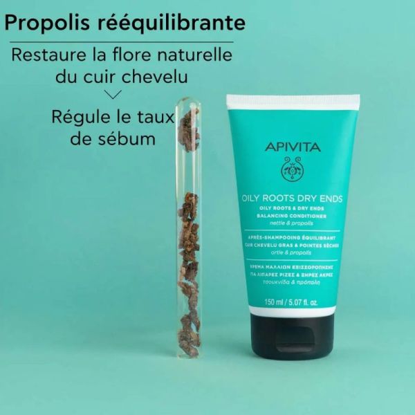Apivita Après-shampoing pour racines grasses et pointes sèches 150ml
