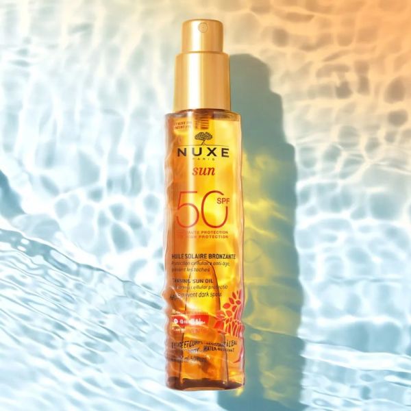 Nuxe Sun huile bronzante haute protection SPF50 150ml