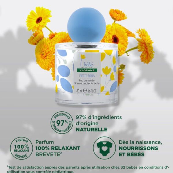 Klorane Petit Brin Bébé eau parfumée bébé 50ml