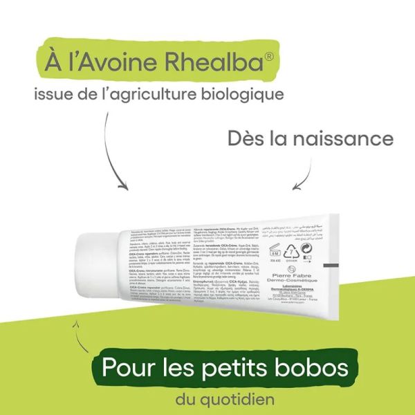 A-Derma Dermalibour + Cica crème réparatrice assainissante 100ml