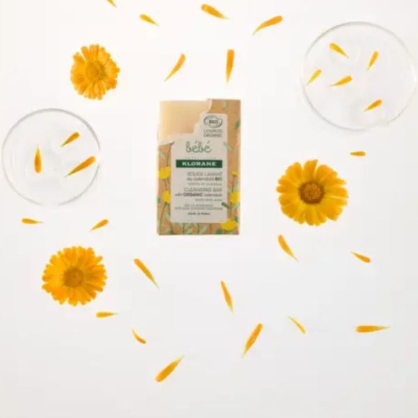 Klorane Calendula Bio Bébé solide lavant bio 100g