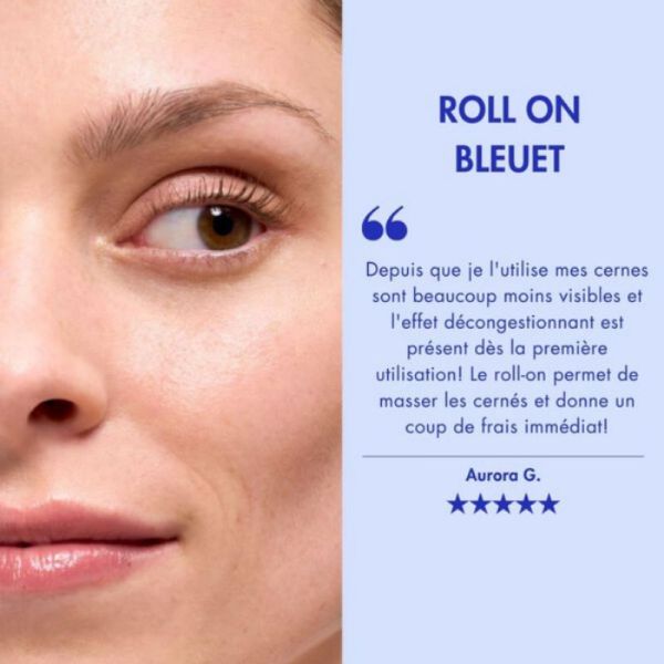 Melvita Roll-on contour des yeux givré bleuet bio 10ml