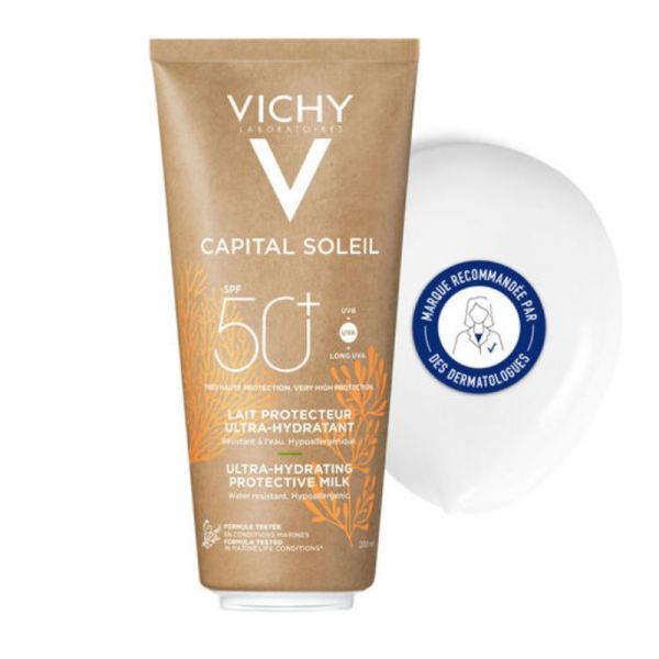 Vichy Capital Soleil lait solaire Éco-Conçu SPF50+ 200ml