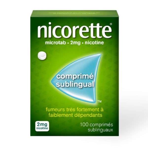Nicorette Microtab 2mg 100 comprimés