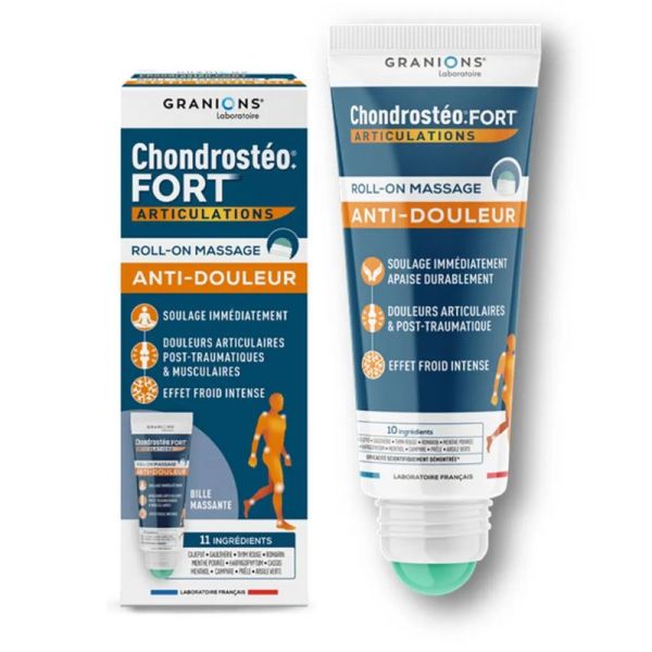 Granions Chrondosteo+ Fort articulations roll-on froid intense 50ml