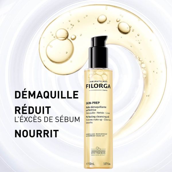 Filorga huile démaquillante perfectrice élimine le maquillage 150ml